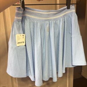 Light Blue Women's Skater Skirt - Unbranded